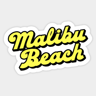 Malibu Beach 1978 Sticker